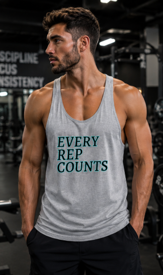 Men's Muscle Vest EVERY REP COUNTS