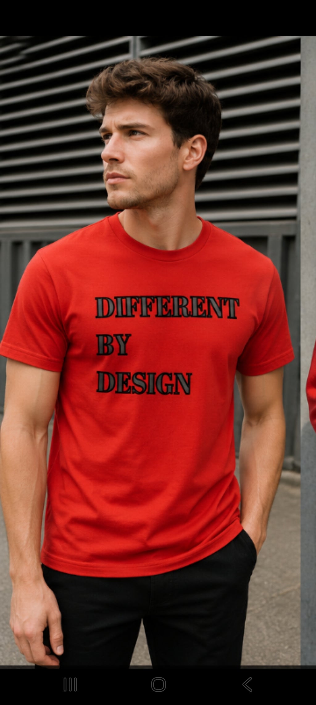Mens T‑Shirt DIFFERENT BY DESIGN