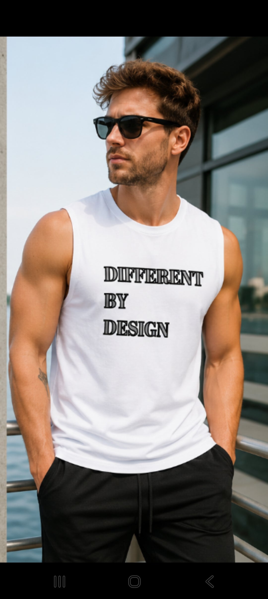 Men's High Neck Vest DIFFERENT BY DESIGN